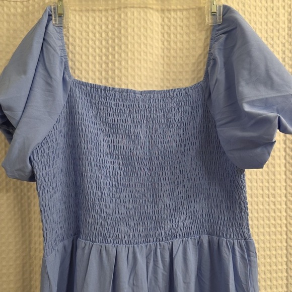 NEW PRETTYGARDEN Women Casual Summer Dress Short Sleeve Smocked BEAUTIFUL Large - Picture 6 of 12